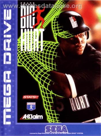 Cover Frank Thomas Big Hurt Baseball for Genesis - Mega Drive